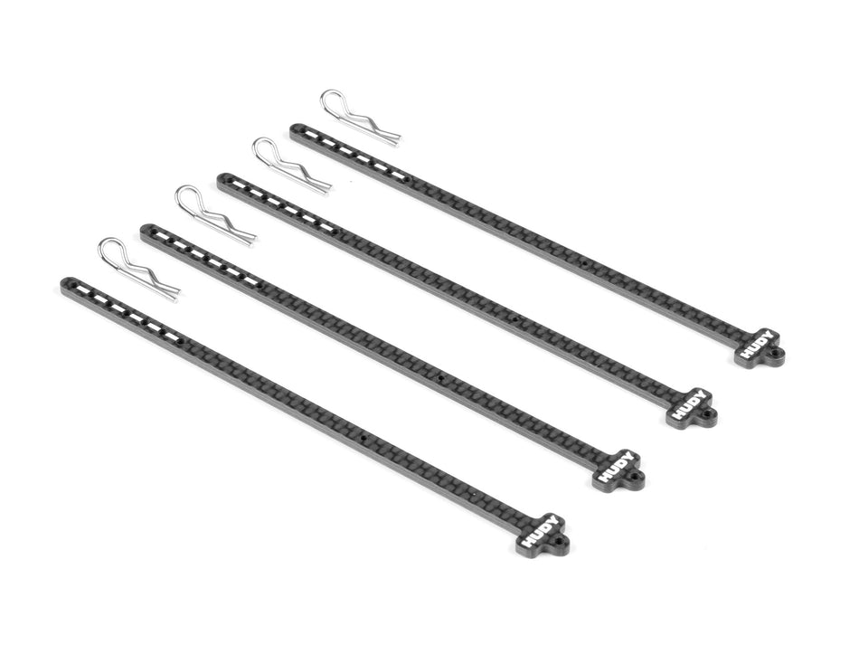 HUDY Tiges de rangement de pneus 1/10 - Trous 5mm (x4) 105121