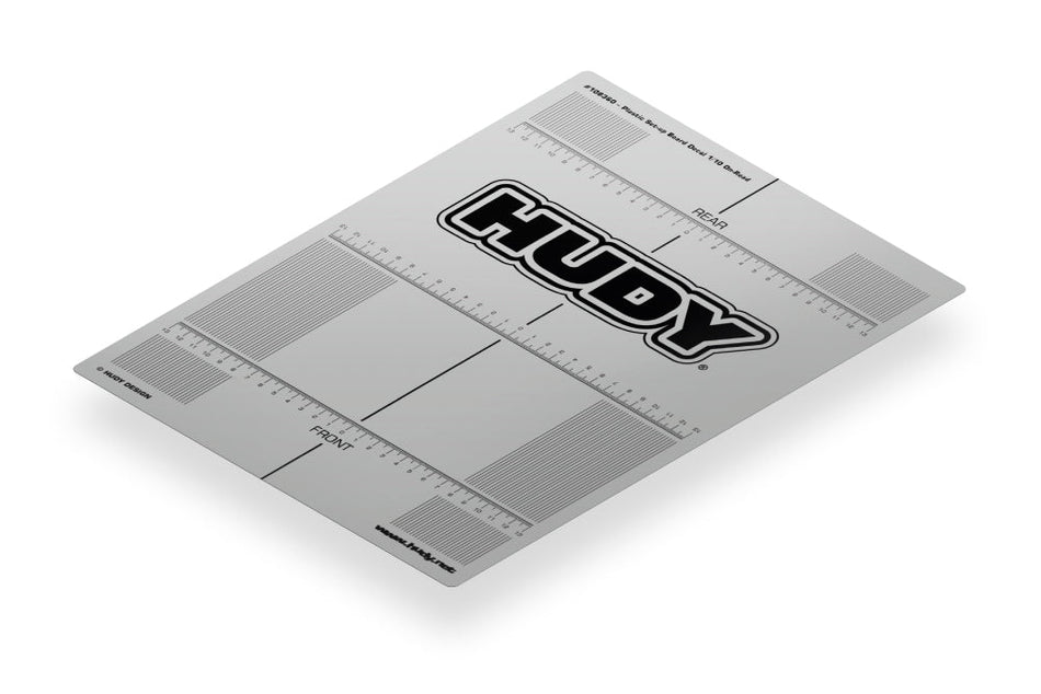HUDY Autocollant 282x386mm pour Planche 1/10 TC 108360
