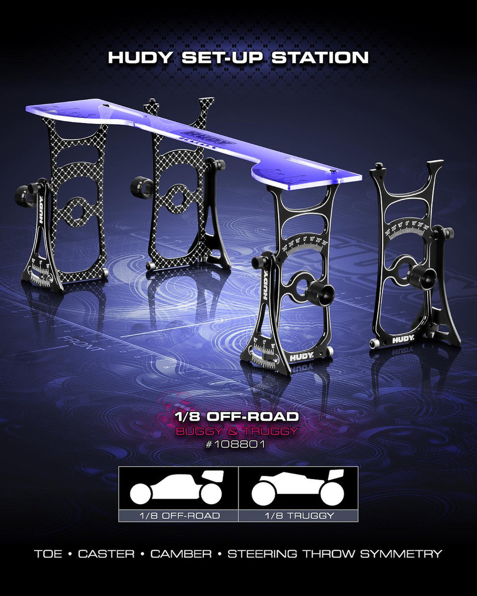 HUDY Banc de réglage TT 1/8 (108801)