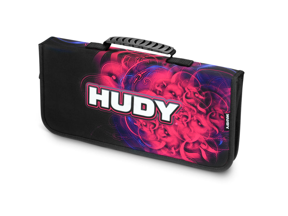 HUDY Banc de réglage 1/10 TC + accessoires + sac transport 109351