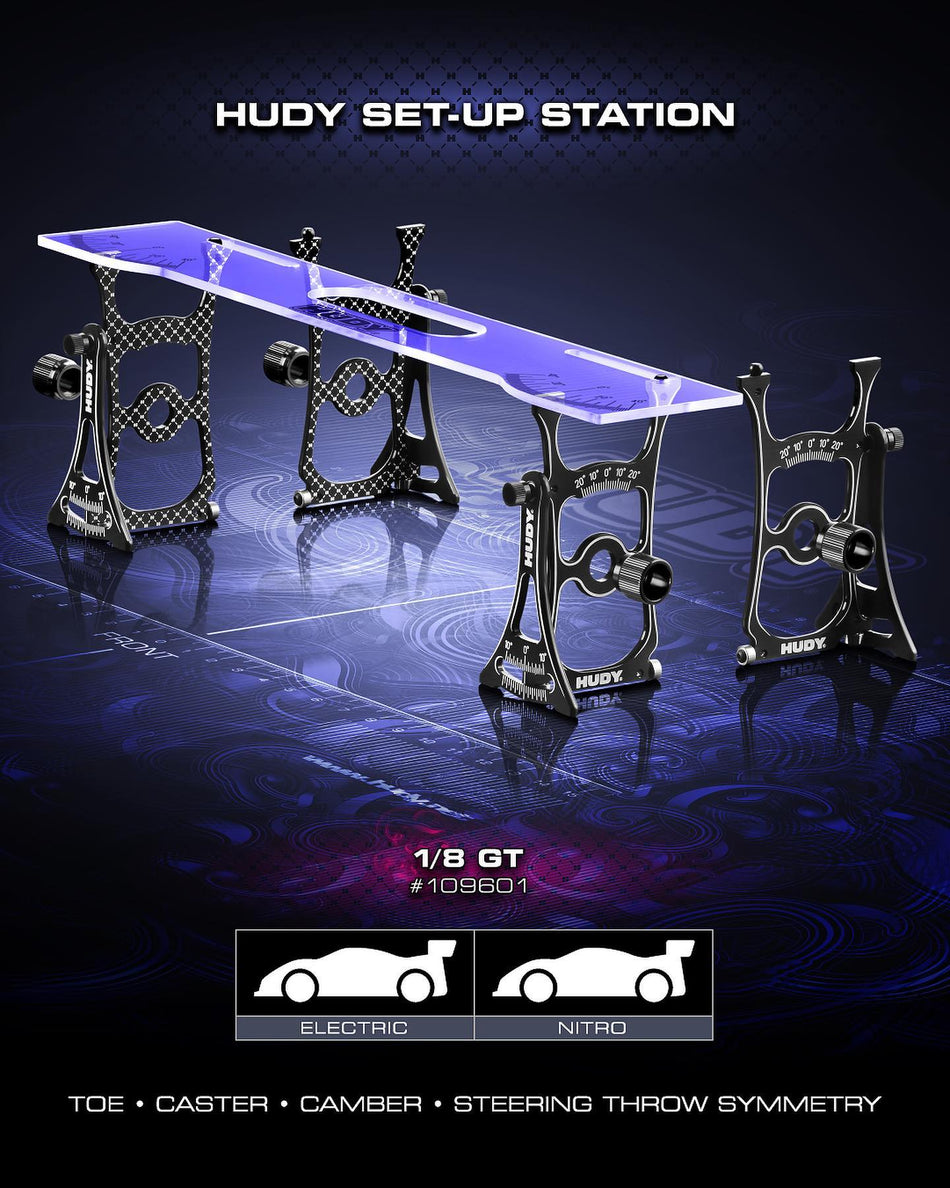 HUDY Banc de réglage GT 1/8 (109601)