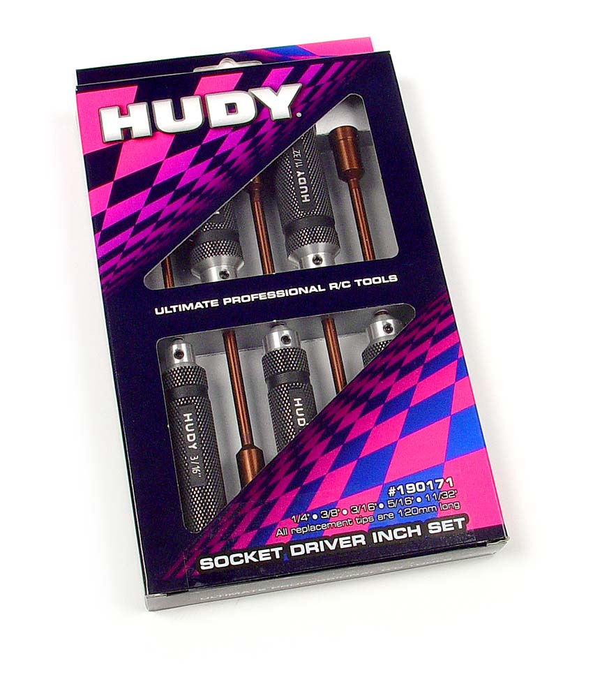 HUDY Set de tournevis douille US (6) 190171