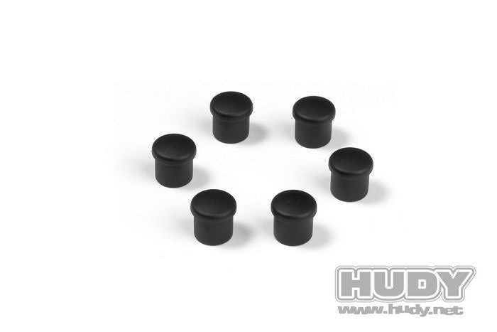 HUDY Bouchon de manche 14mm noir (6) 195054-K
