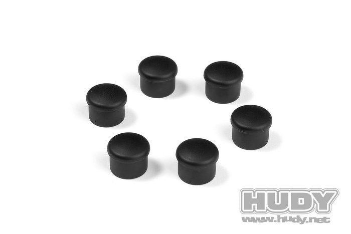 HUDY Bouchon de manche 18mm noir (6) 195058-K