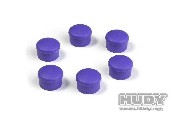 HUDY Bouchon de manche 22mm violet (6) 195062-V