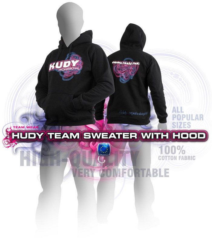 HUDY Sweat-shirt a capuche - Noir (L) 285501L