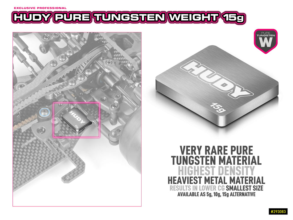 Hudy Lest en tungsten 15g 293083