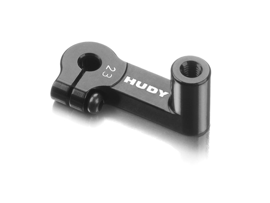 HUDY Palonnier de direction alu rallongé 8mm - 23T (293421)