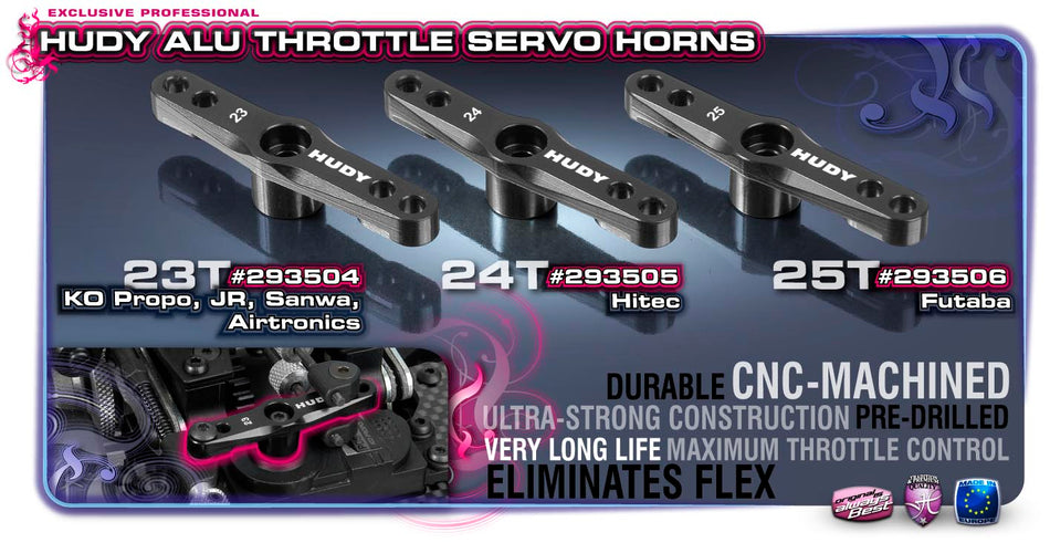 HUDY Palonnier gaz/frein alu 24T 293505