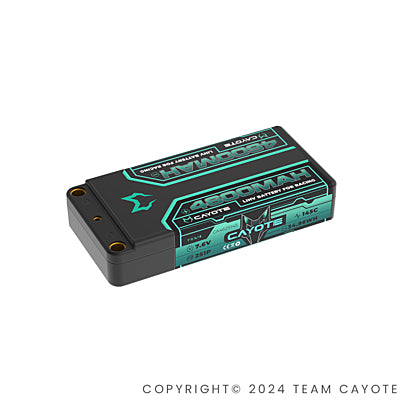 CAYOTE Racing Shorty 4600mAh 7.6V 2S 145C HV LiPo (5mm, 163g)