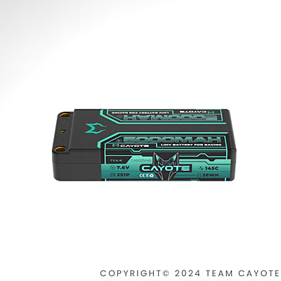 CAYOTE Racing Shorty 5000mAh 7.6V 2S 145C HV LiPo (5mm, 179g)