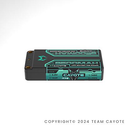 CAYOTE Racing Shorty 8500 mAh 3.8 V 1S 145C HV LiPo (5 mm, 155 g)