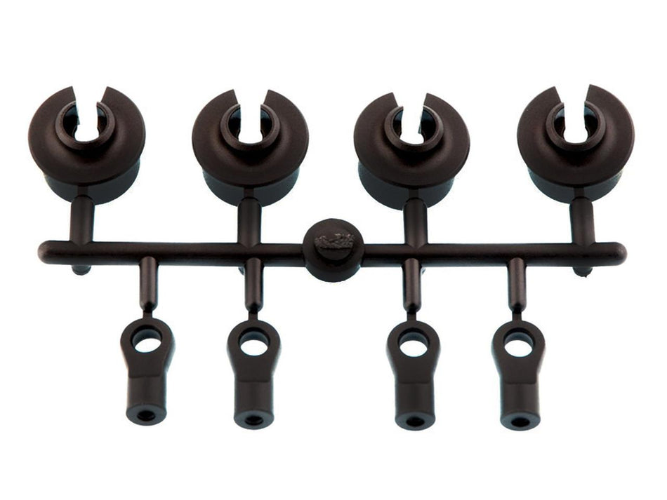 Mugen  Coupelles Et Chapes Plastiques Amortisseur X4 E0545a