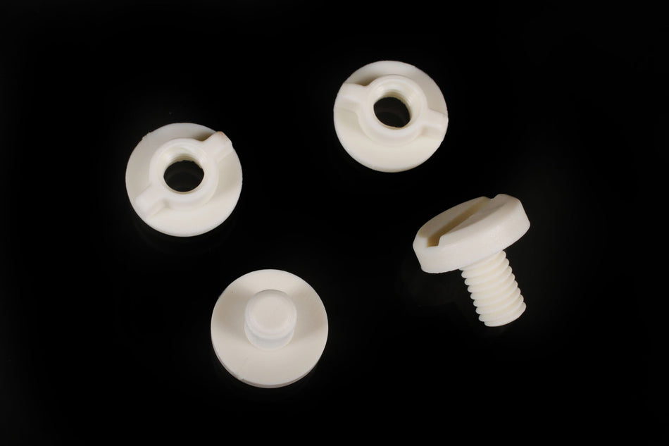 Mugen MTX7  Vis de réglage aileron arrière (blanc)  ( H1006b )