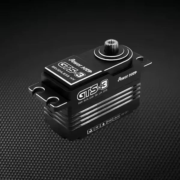 Servo Brushless Power HD GTS-3 Low Profile HV - 30kg 0.055s - Boîtier Aluminium