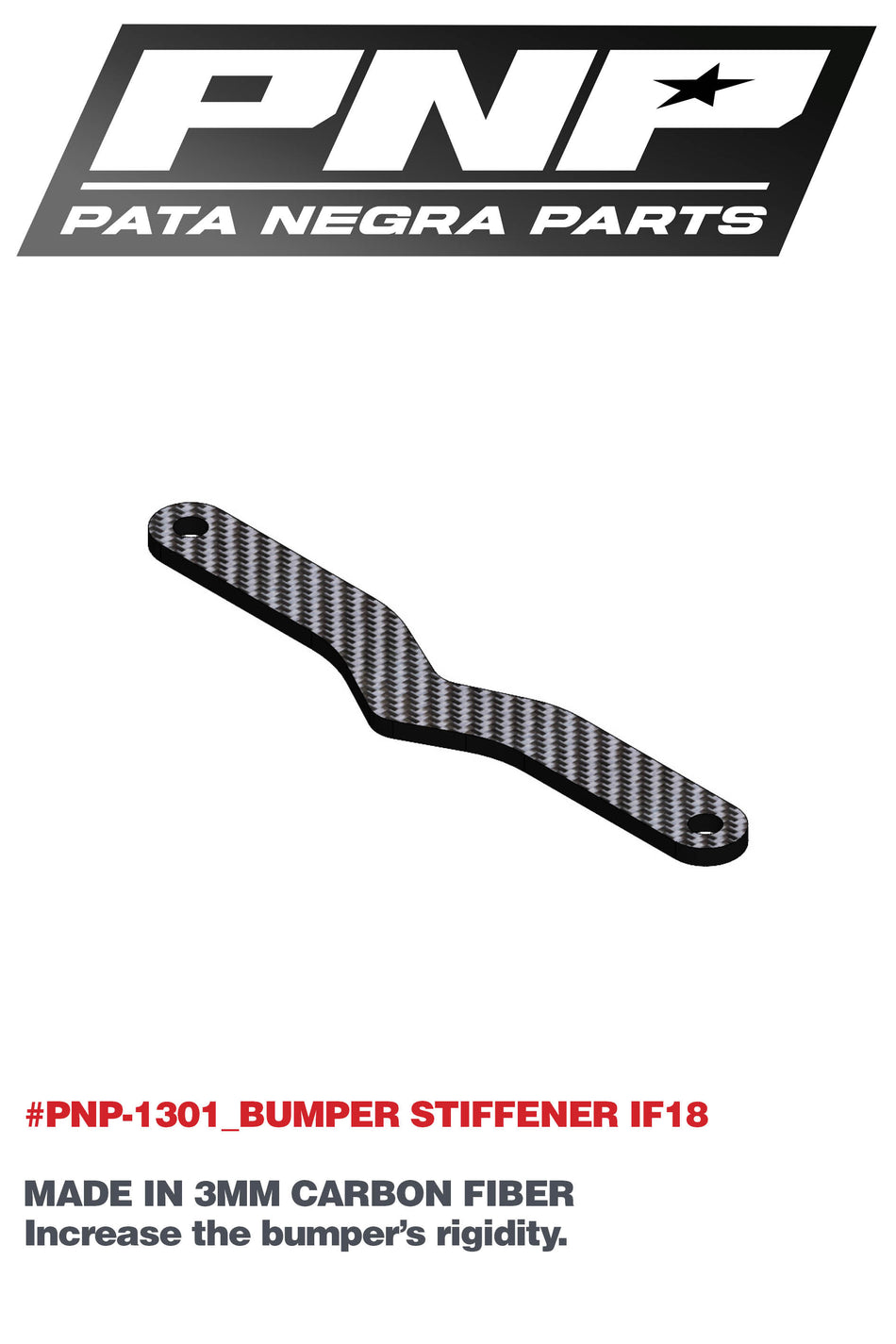 PNP BUMPER STIFFENER XRAY RX8 1301