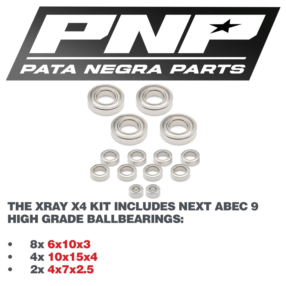 PNP ABEC 9 TRANSMISSION KIT XRAY X4 2105
