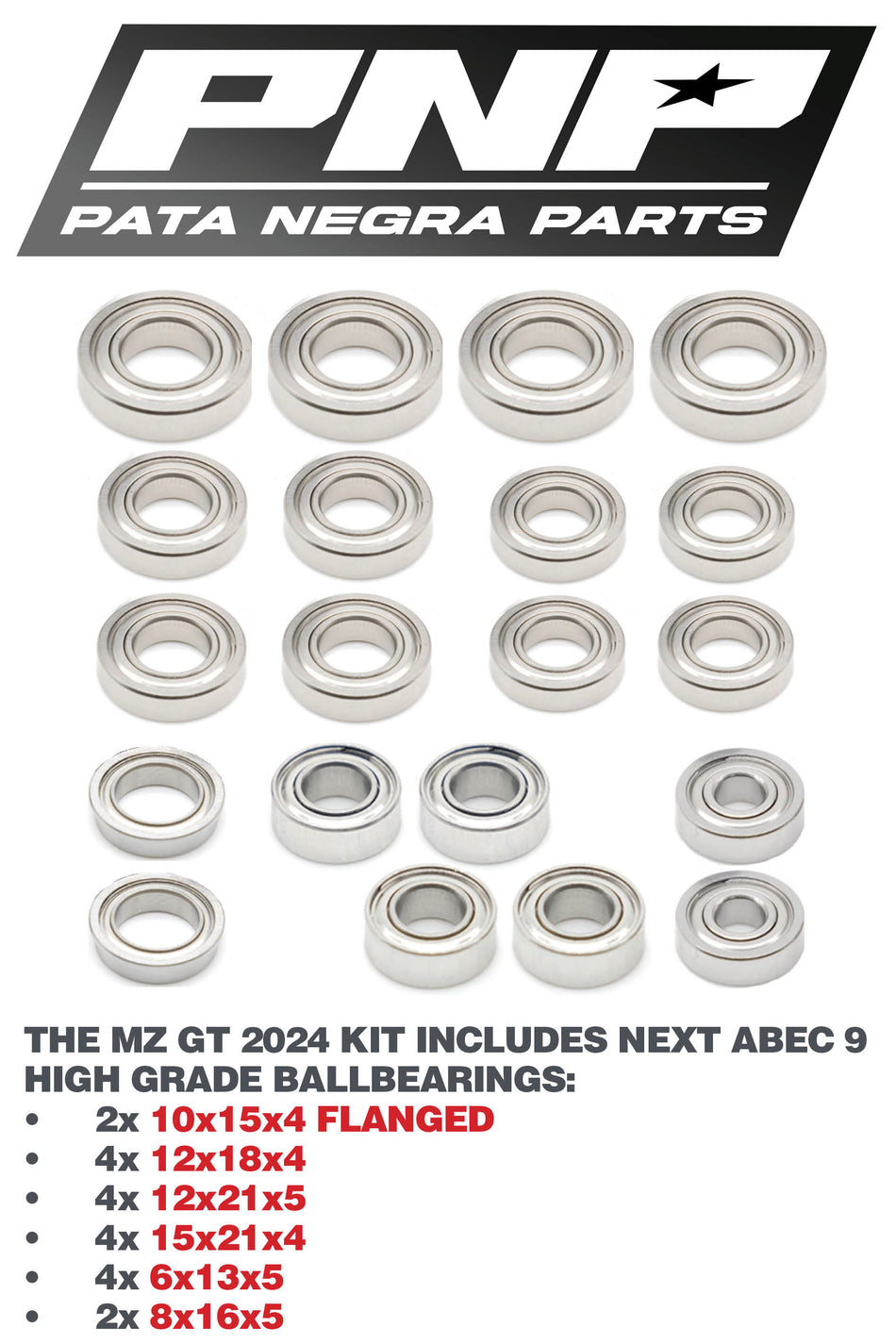 PNP ABEC9 TRANSMISSION KIT MZ GT 2024 2124