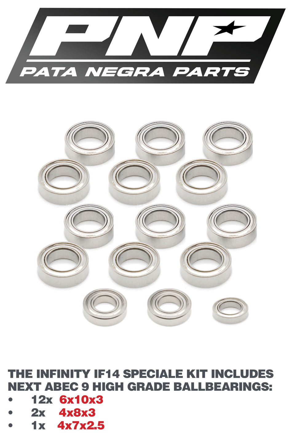 PNP ABEC9 TRANSMISSION KIT INFINITY IF14 SPECIALE 2129