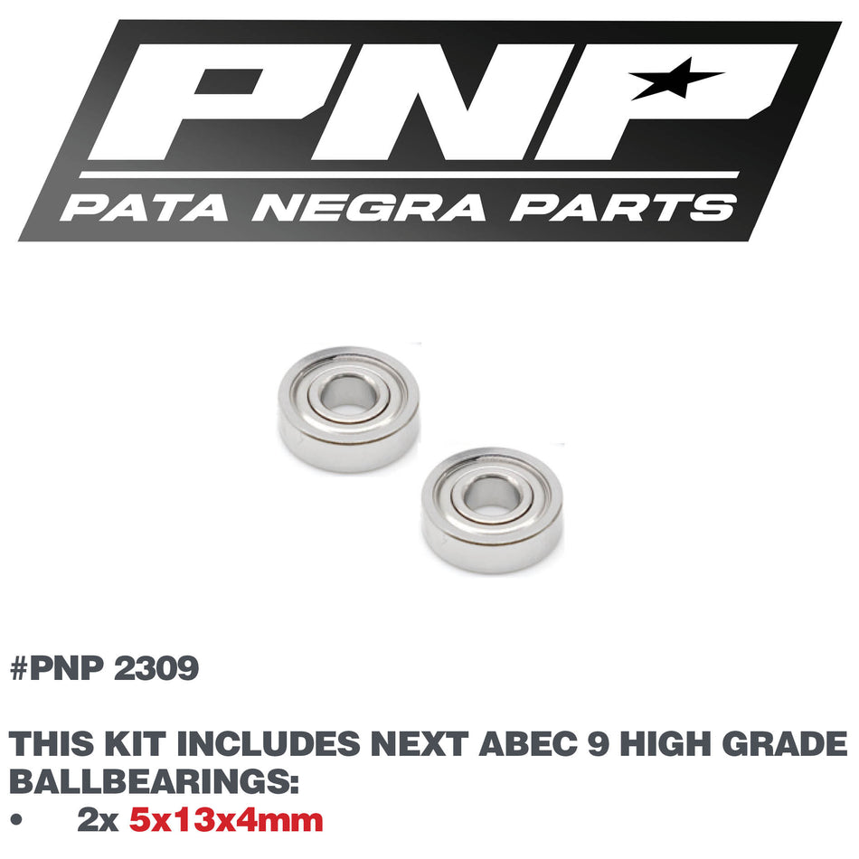PNP ABEC 9 BALLBEARINGS 2X 5x13x4mm 2309