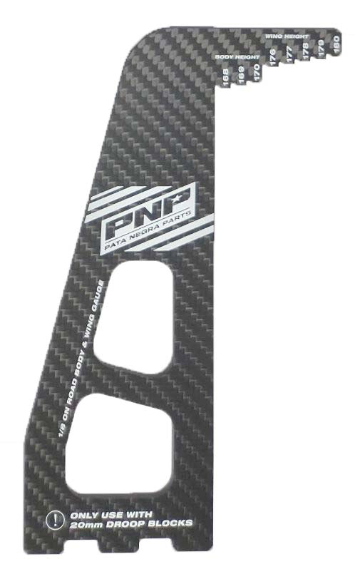 PNP 1/8 ON ROAD BODY & WING GAUGE 4001