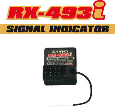 Récepteur SANWA RX-493i 4 Canaux 2.4GHz FH5 SXR Étanche - S.107A41376B