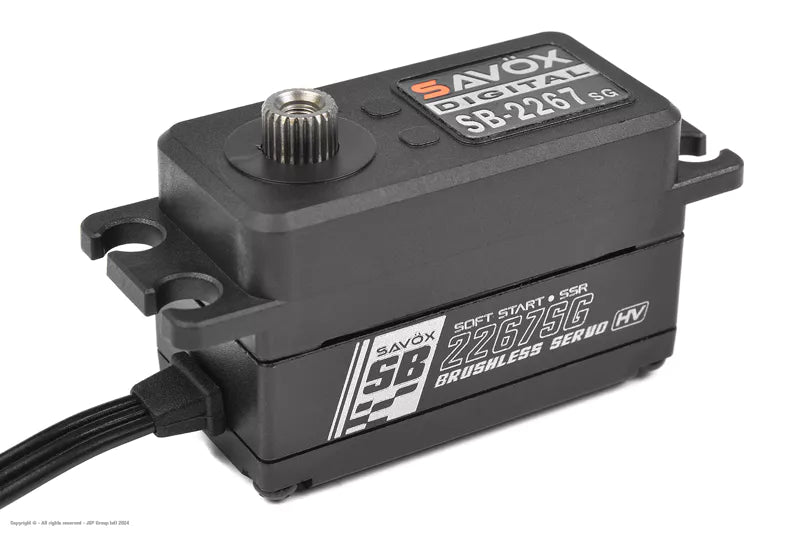 Servo Brushless Savox SB-2267SG+ Monster Low Profile HV - 32kg 0.065s - Soft Start