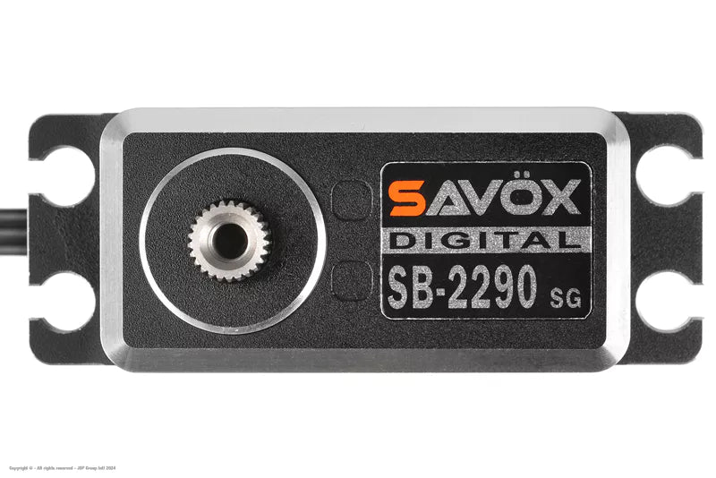 Servo Brushless Savox SB-2290SG Monster Torque HV - 70kg 0.11s - Black Edition