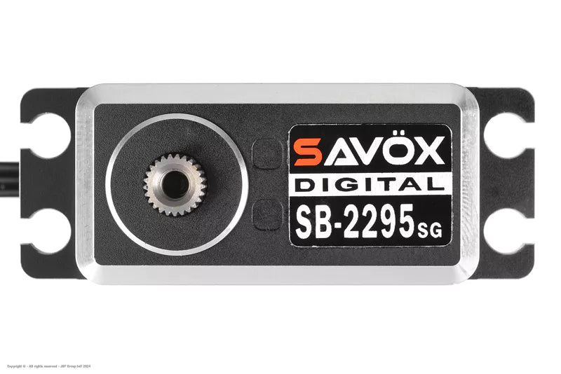 Servo Brushless Savox SB-2295SG Monster Black Edition HV - 40kg 0.05s - Soft Start SSR
