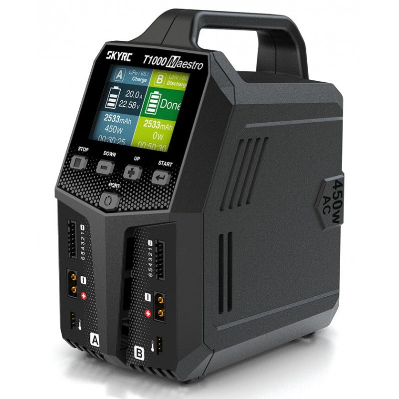 T1000 Maestro AC/DC Duo Charger – Chargeur Haute Puissance 450W AC / 1000W DC