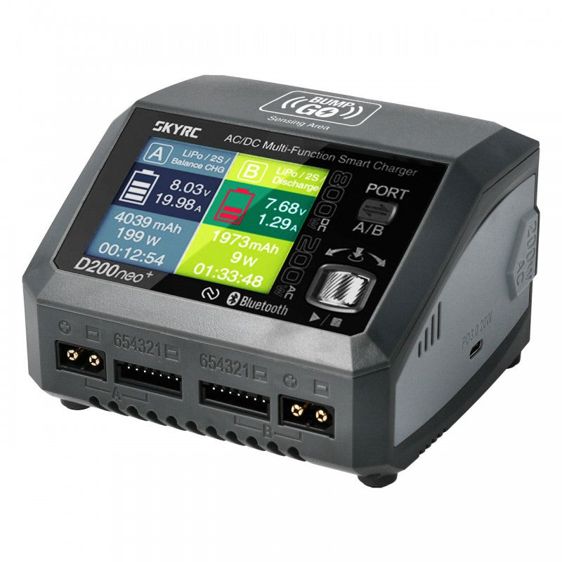 D200 Neo+ NFC Duo AC/DC Charger – Chargeur Double Port RC 200W