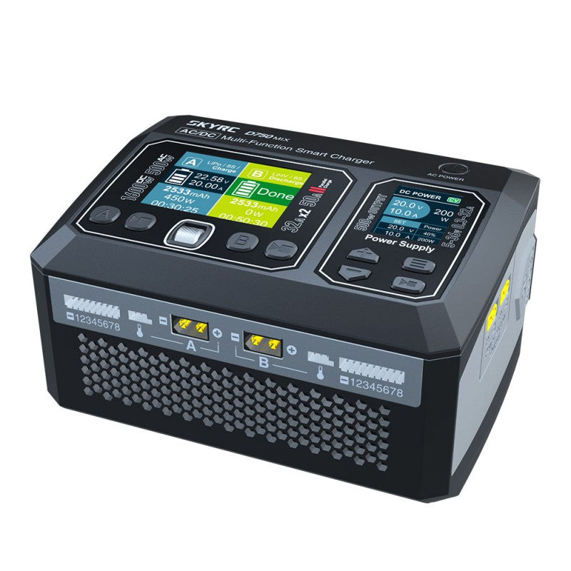 D750 MIX Charger – Chargeur Hybride Haute Puissance (AC 500W – DC 1600W)