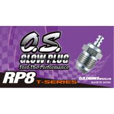 O.S. Engine Turbo RP8 – Bougie Glow Plug pour Moteur Thermique RC (1/8 & 1/10) 71642080