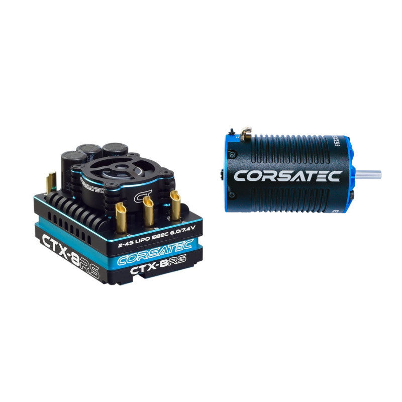 Combo Corsatec CTX-8RS + Moteur CTR 1900KV – Contrôleur et Moteur Brushless 1/8 Haute Performance – CT30001C-1900