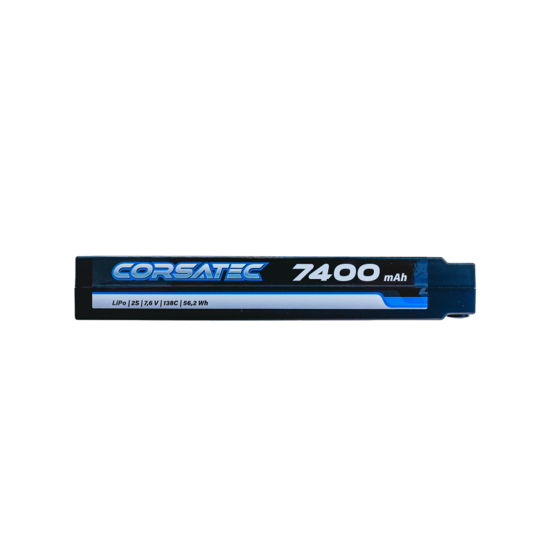 Corsatec Graphene HV+ LiPo 2S Stick 7400mAh – Batterie Haute Performance – CT10012