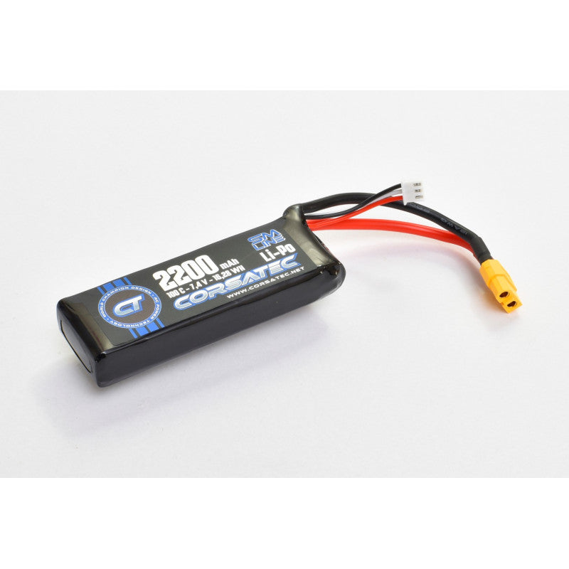 Corsatec SM Line HV LiPo 2S 2200mAh XT60 – Batterie Haute Performance – CT10204