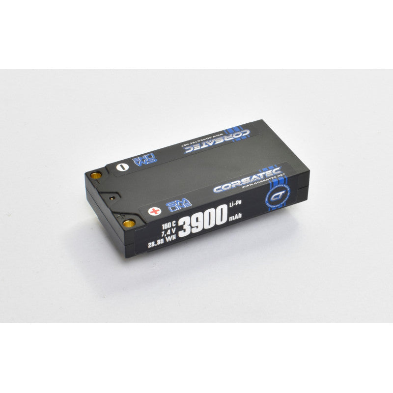 Corsatec SM Line LiPo 2S Shorty ULCG 3900mAh – Batterie Ultra Légère – CT10106