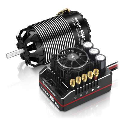 Variateur XR8 Plus G2S & Moteur 4268 G3 2200KV - HOBBYWING - 38020501