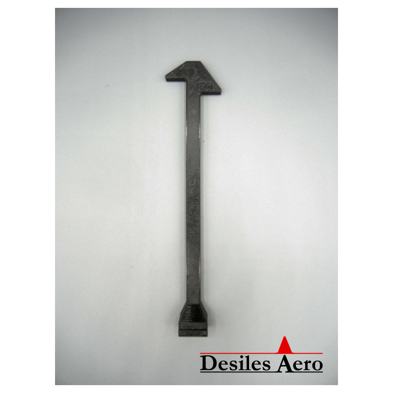 Jauge de hauteur de carrosserie arrière 1/8 Désile Aero