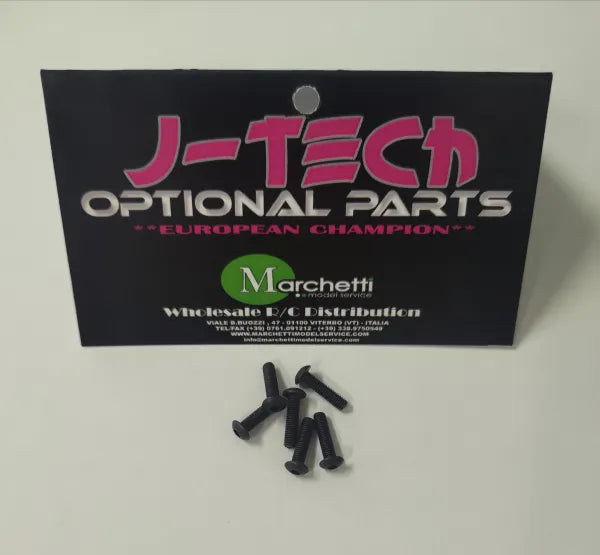 J-TECH Vis à tête cylindrique M3x10 (10 pièces)