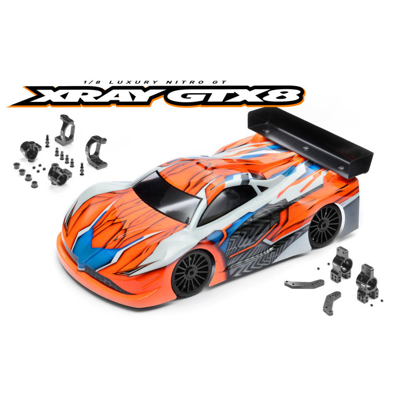 XRAY GTX8 2024 (Réf. 350505) – Kit Voiture Piste 1/8 GT Nitro