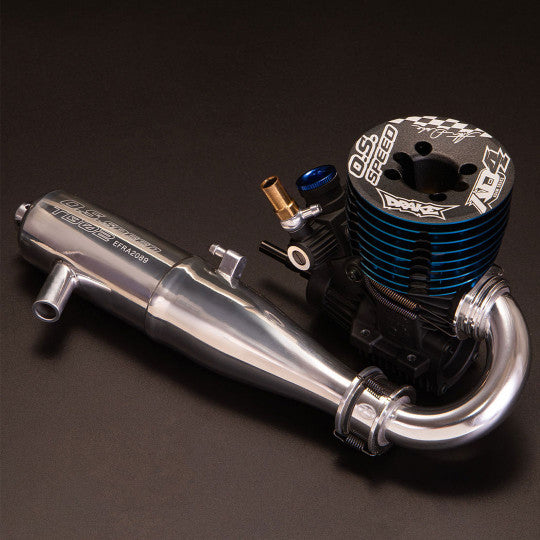 O.S. SPEED B21 Adam Drake Edition 4 + Échappement – Combo Moteur Thermique RC