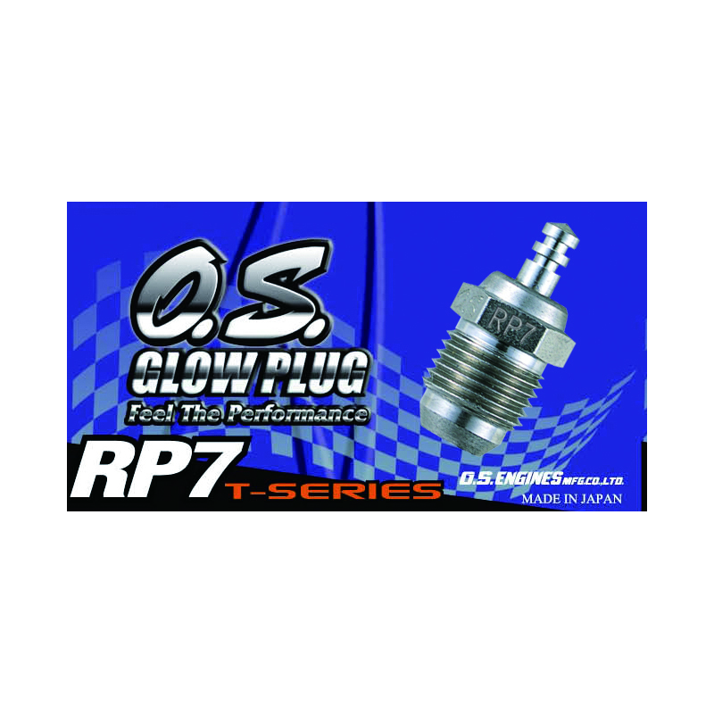 O.S. Engine Turbo RP7 – Bougie Glow Plug pour Moteur Thermique RC (1/8 & 1/10)  71642070