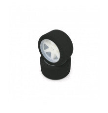 PNEUS PISTE 1/8 AVANT 69MM 32 SHORE SUR JANTES LIGHT (2) - HOT RACE
