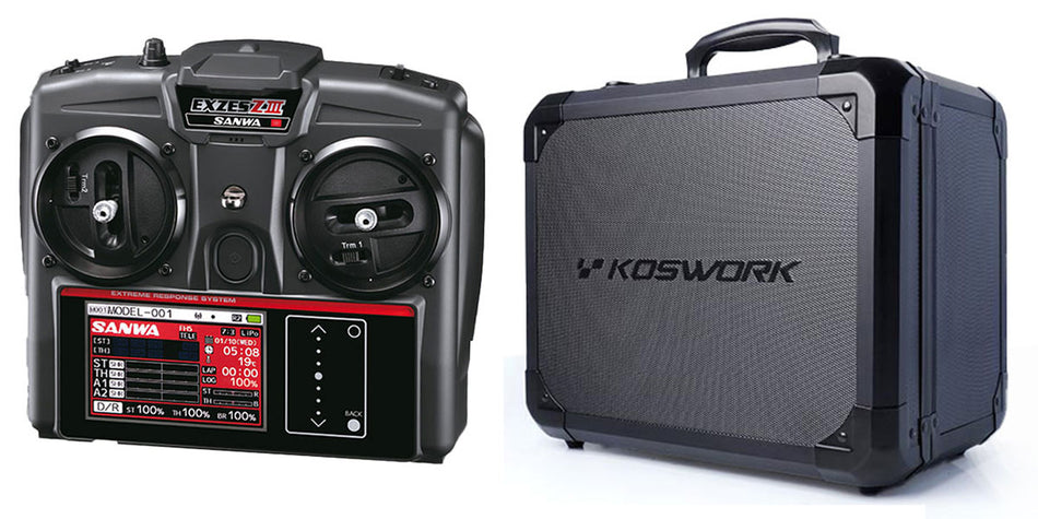 Combo Radio Sanwa Exzes Z3 FH5 + Valise Aluminium